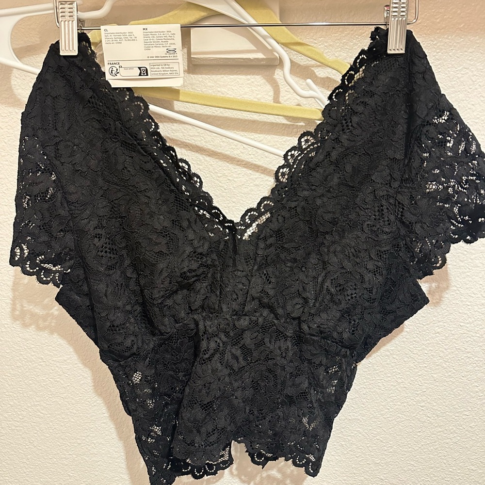 Elegant Black Lace dirndl blouses